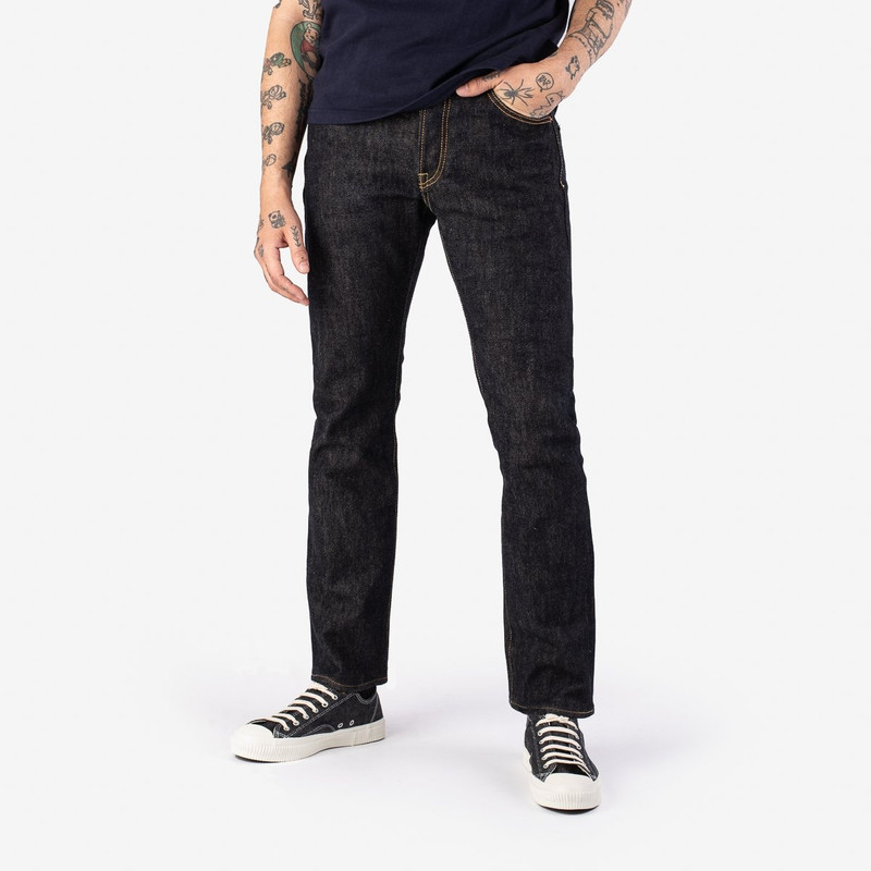 Iron Heart IH-777-SST 21oz Shinayaka Selvedge Denim Slim Tapered Cut Jeans - Indigo outlook