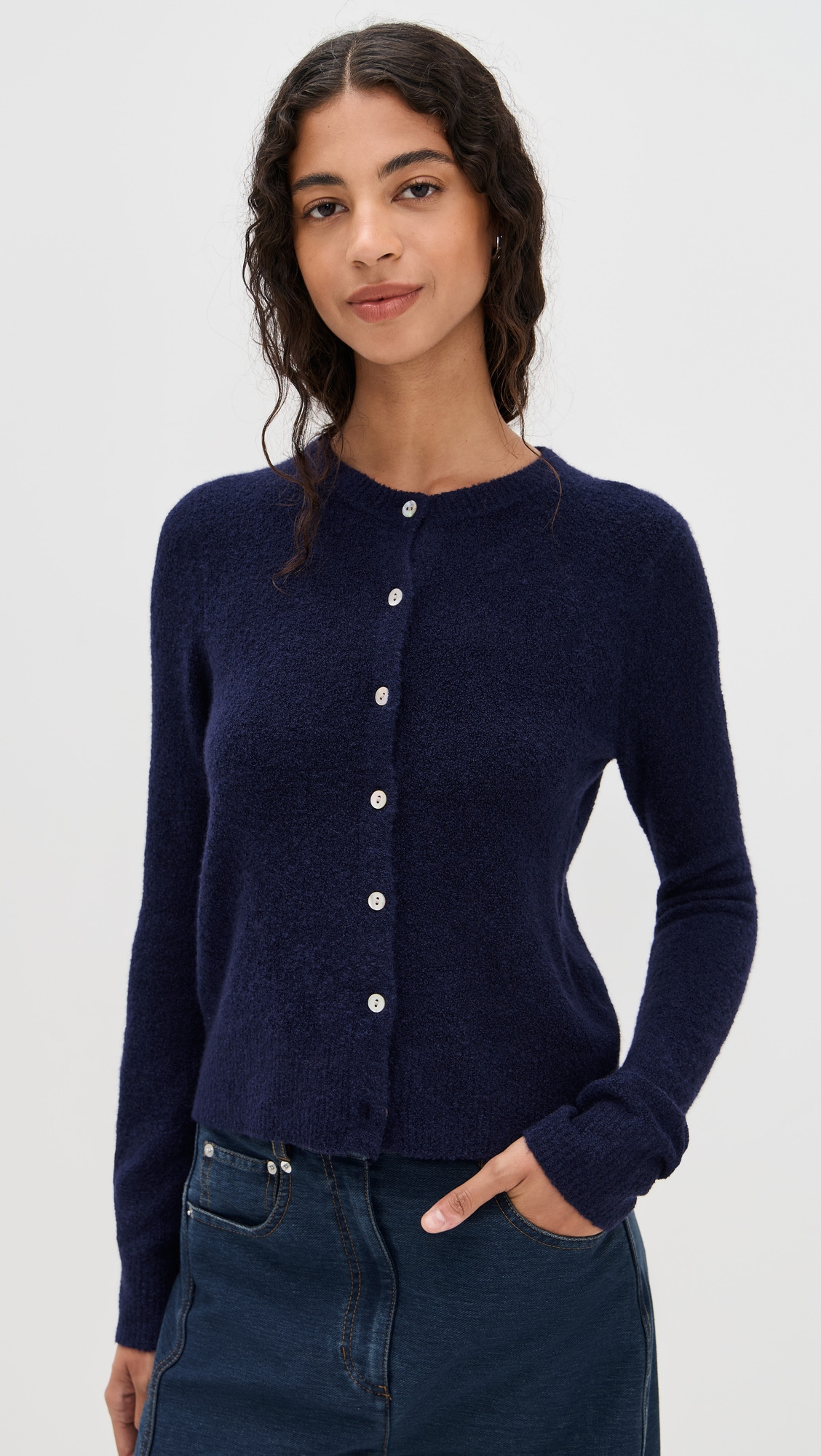 Soft Boucle Cardigan - 6