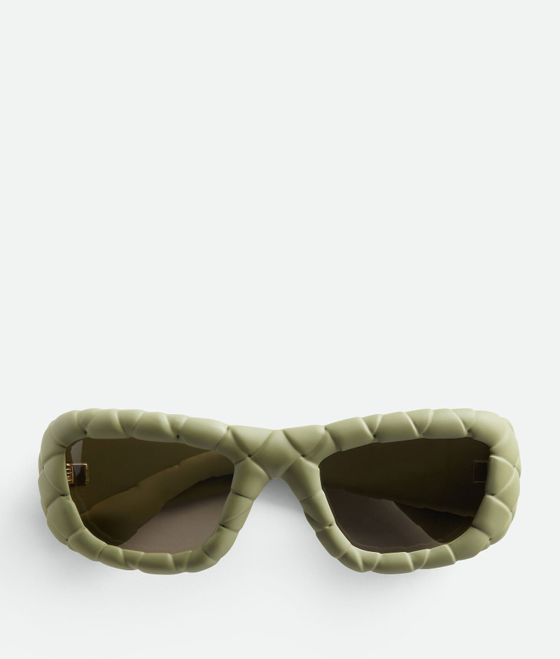 BV1303S Intrecciato Rectangular Sunglasses - 1