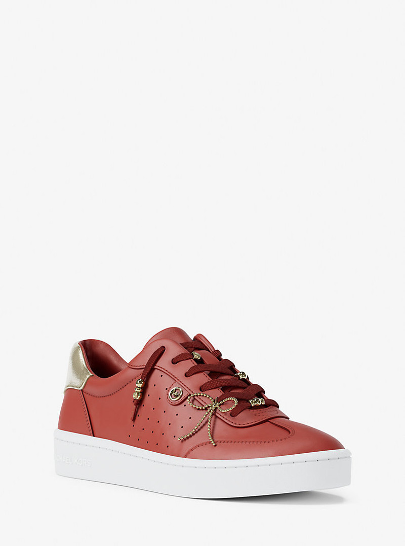 Scotty Embellished Leather Sneaker 1