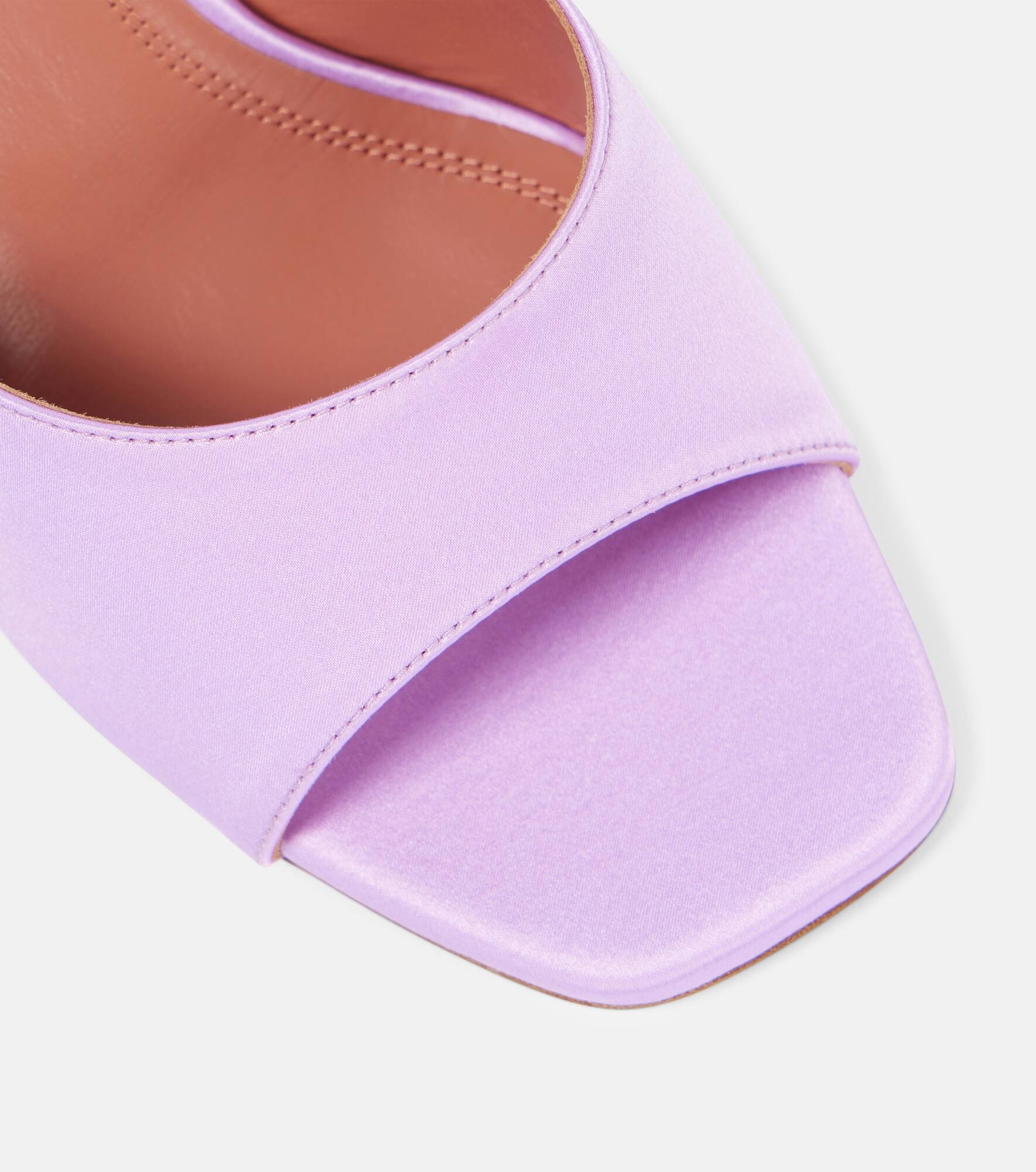 Lupita 70 satin mules - 6