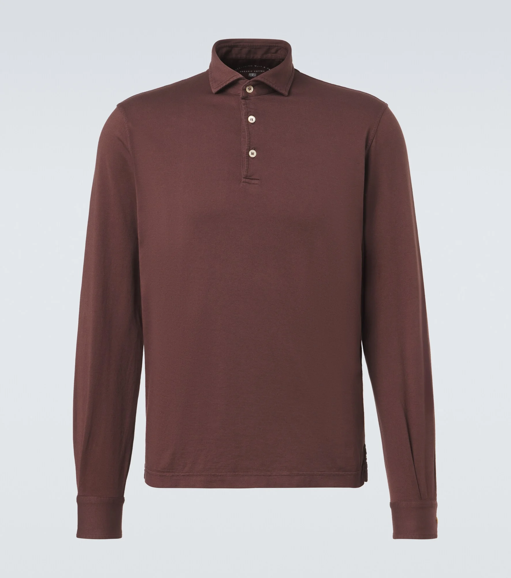 Cotton piqué polo shirt - 1