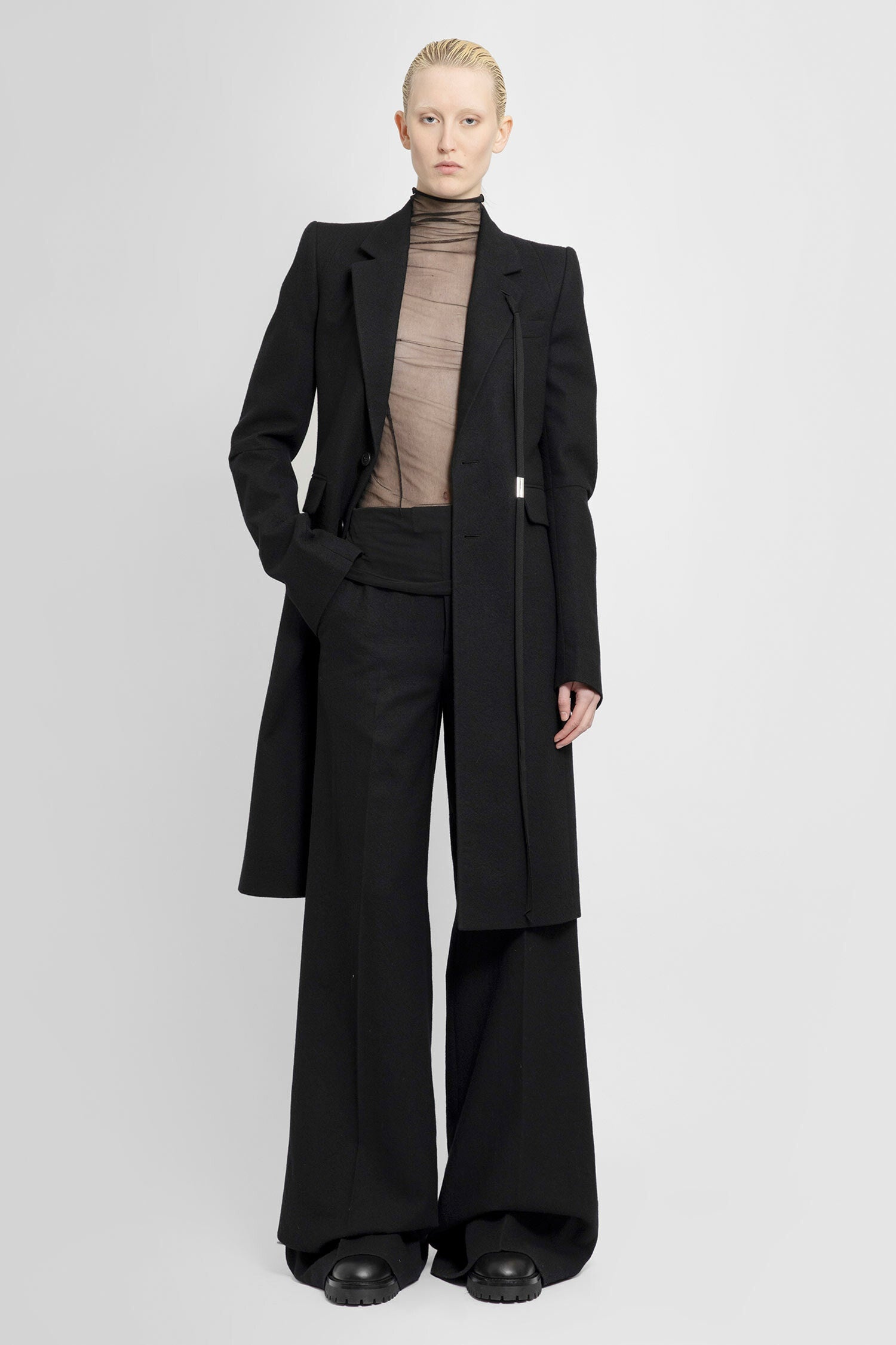 ann demeulemeester maaike トラウザー　スラックス ANN DEMEULEMEESTER | MAAIKE FLARED COMFORT TROUSERS