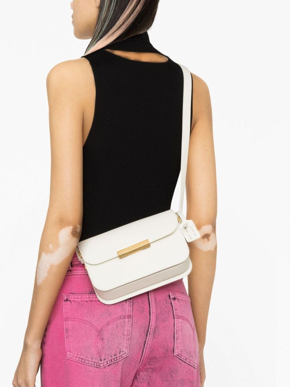 logo-plaque cross-body bag - 3