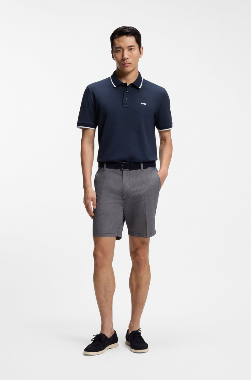 BOSS STRETCH-COTTON SHORTS IN A MODERN FIT outlook