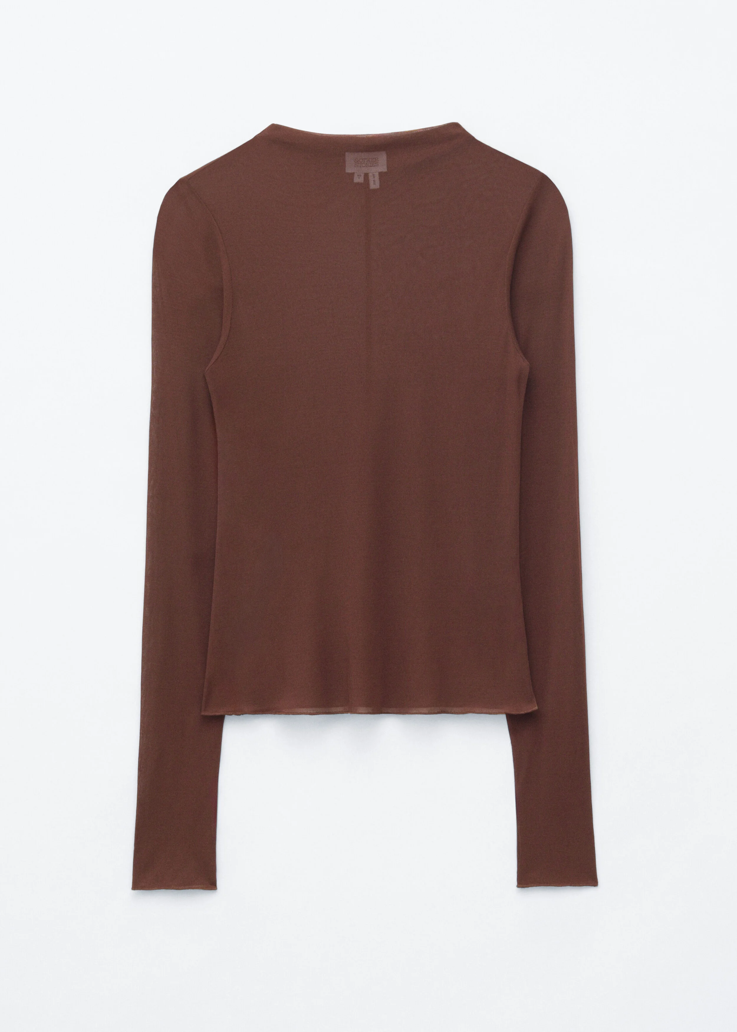 Ribbed Silk Top - 1