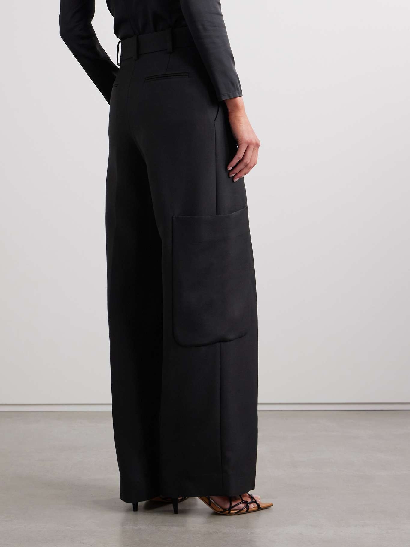 Caiton grain de poudre wide-leg pants - 3