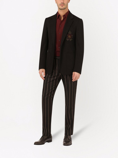 Dolce & Gabbana plain long-sleeve shirt outlook