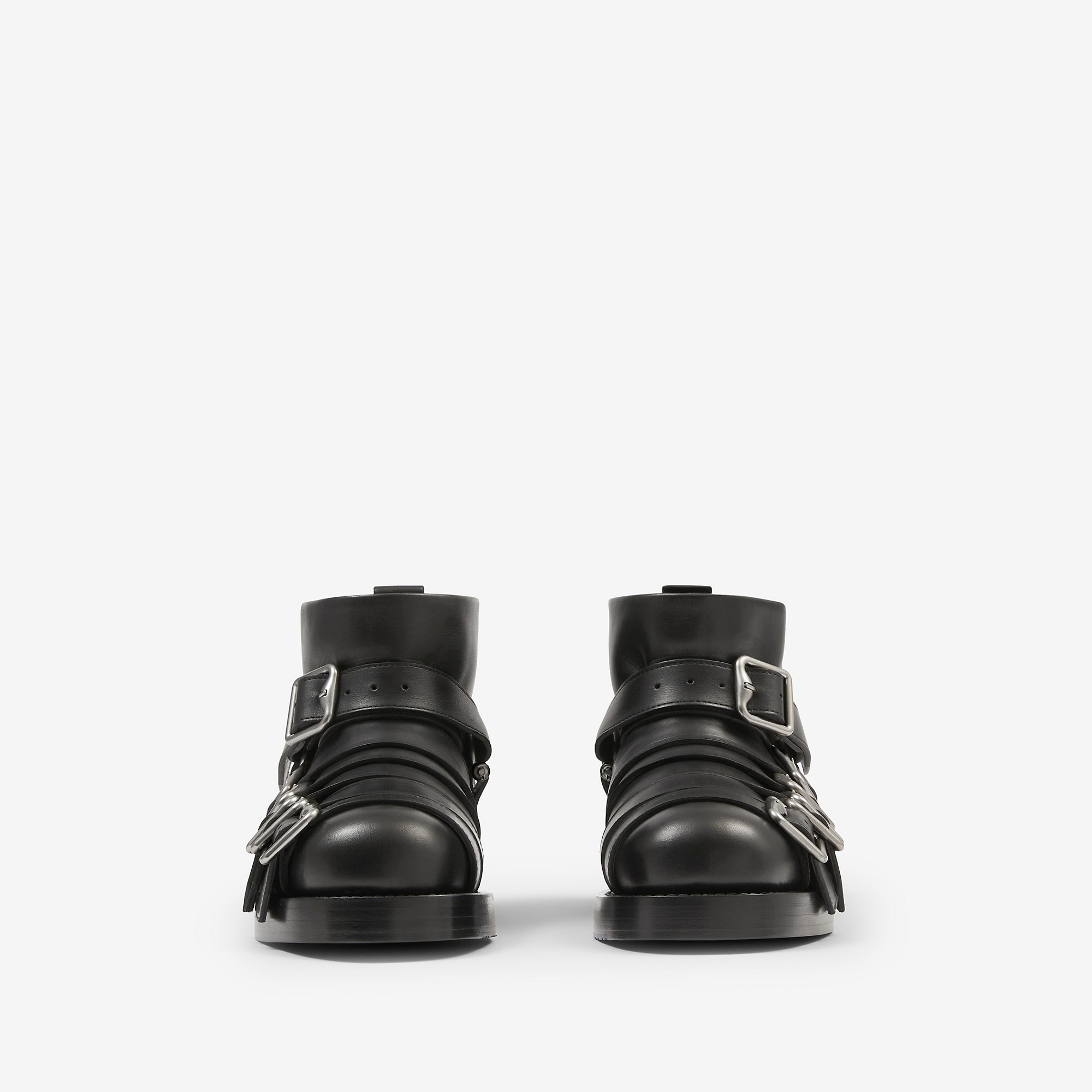 Leather Strap Boots - 5