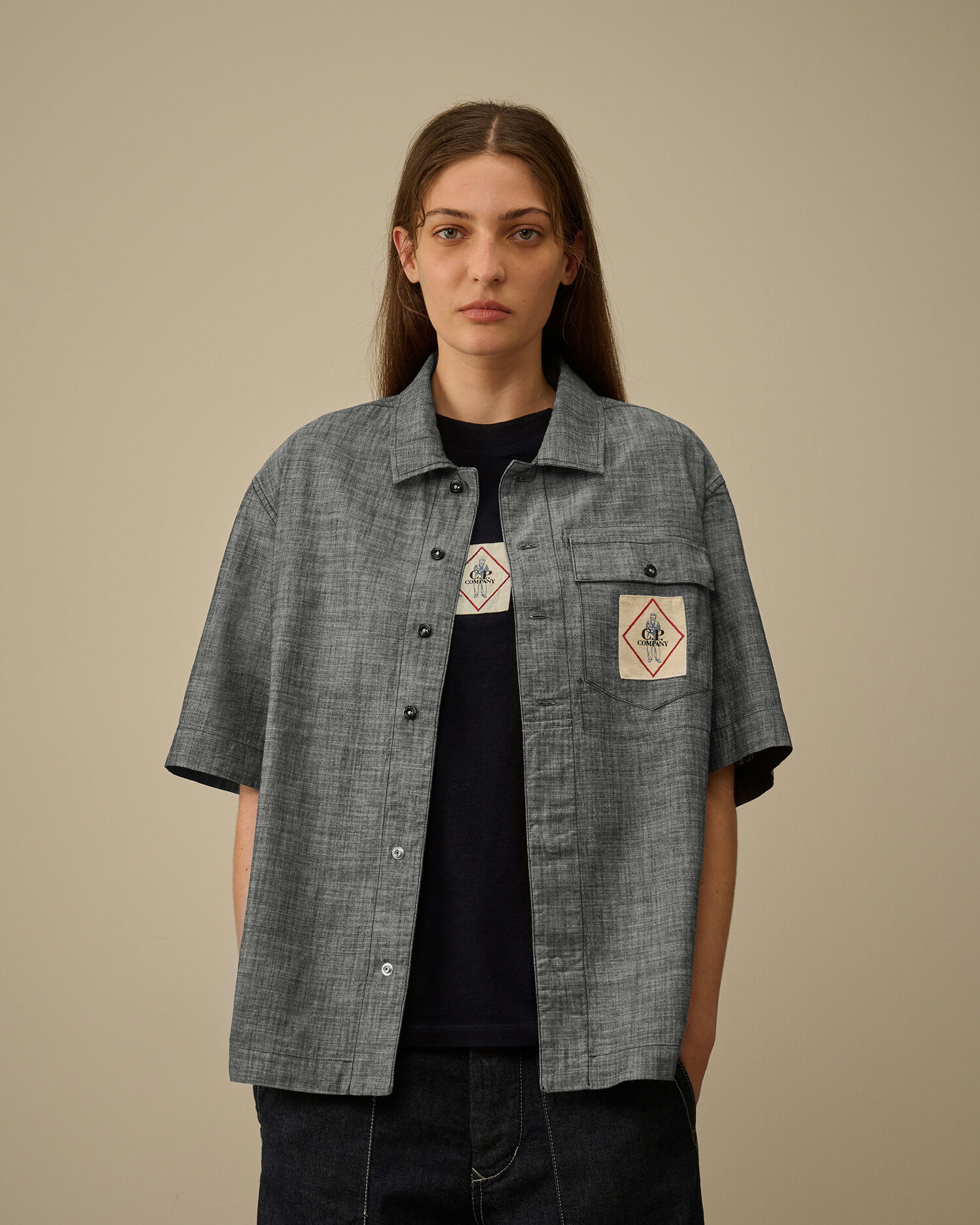 Chambray Short Sleeve Shirt - 3