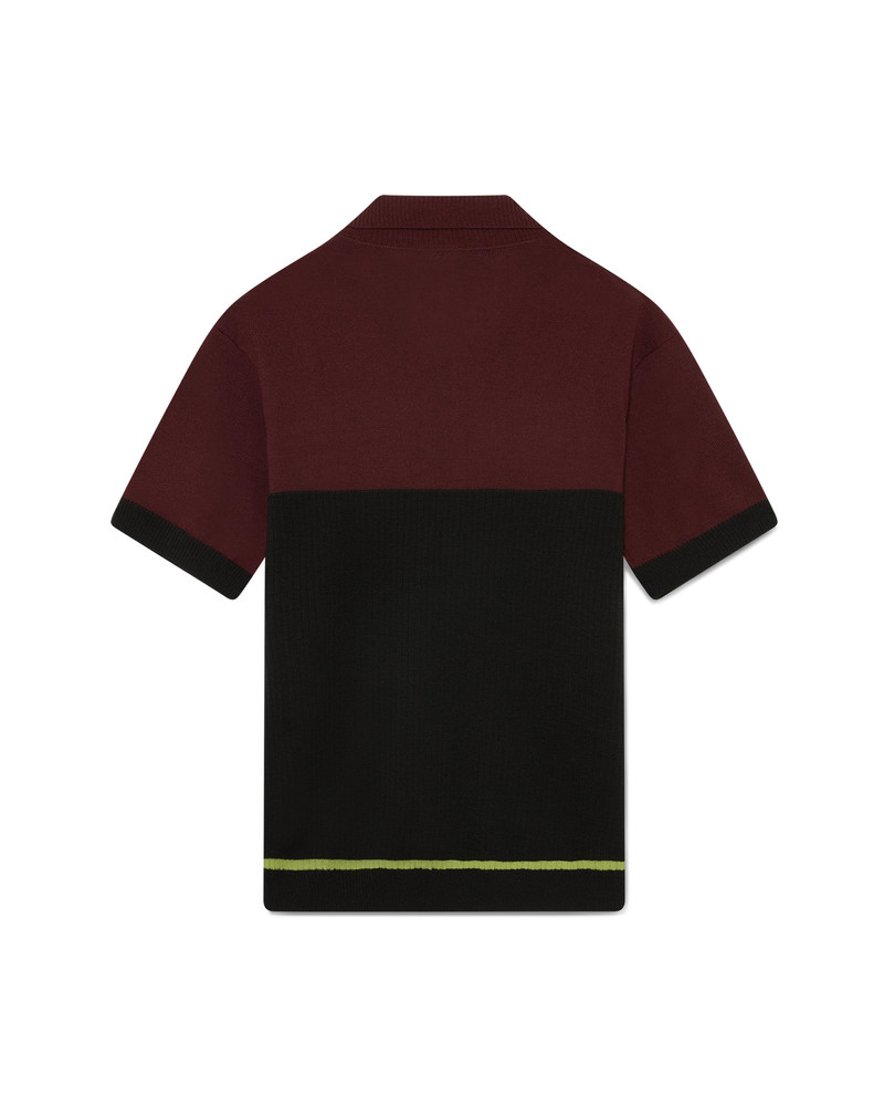 CASABLANCA Stripe Merino Knit Polo outlook