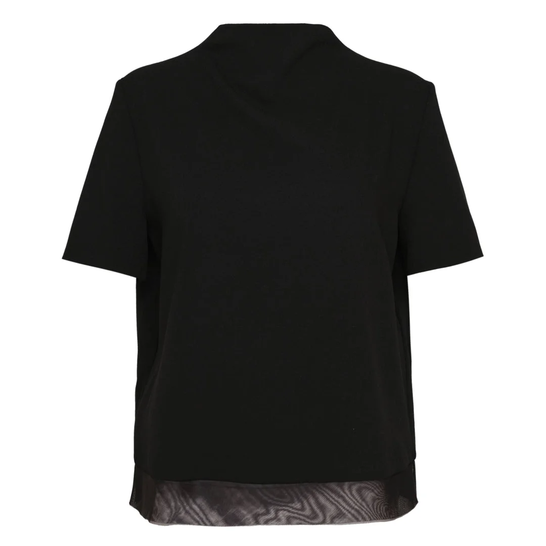 Fluid Wool Short Sleeve Top - 1