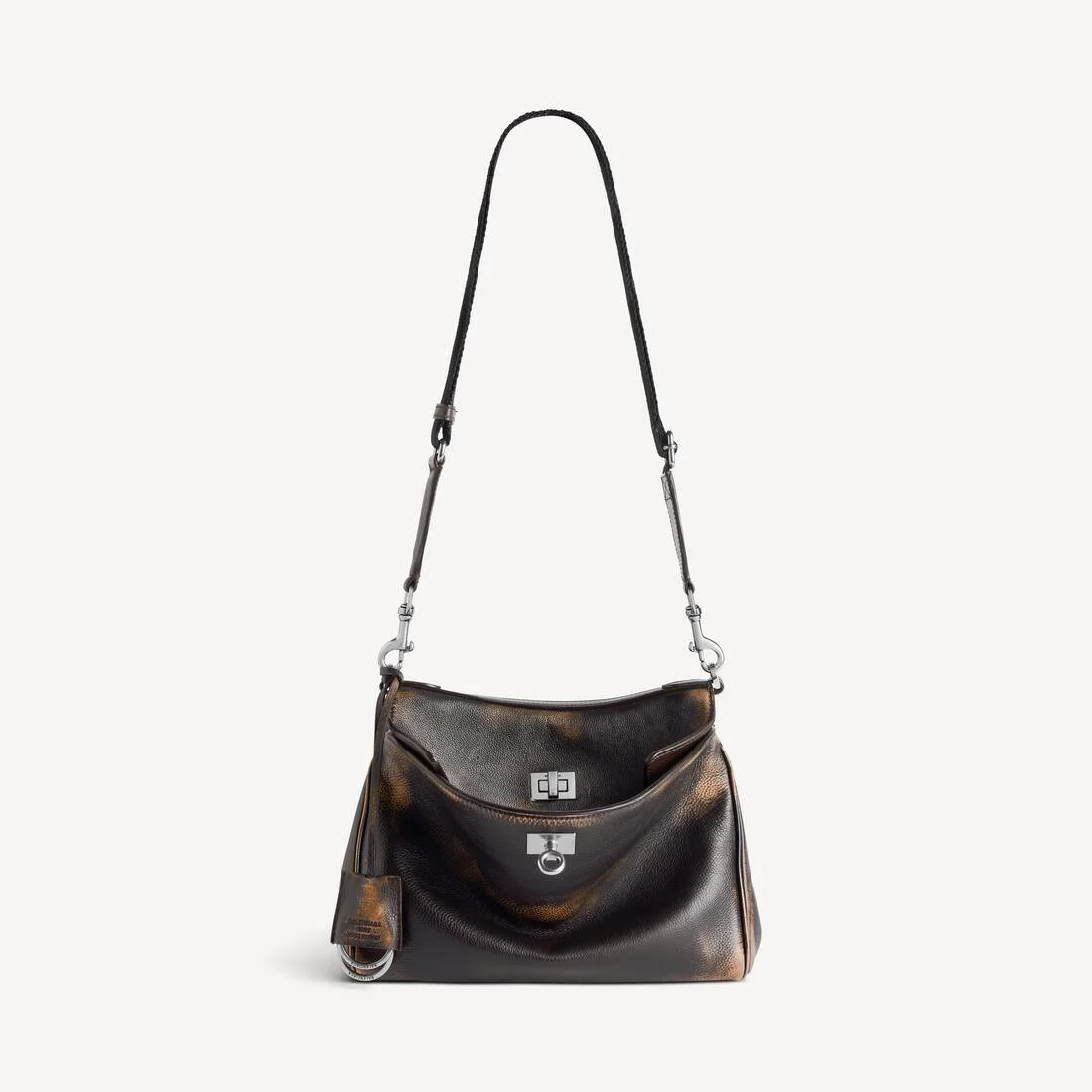 Men's Rodeo Messenger Bag Small in Brown - 1