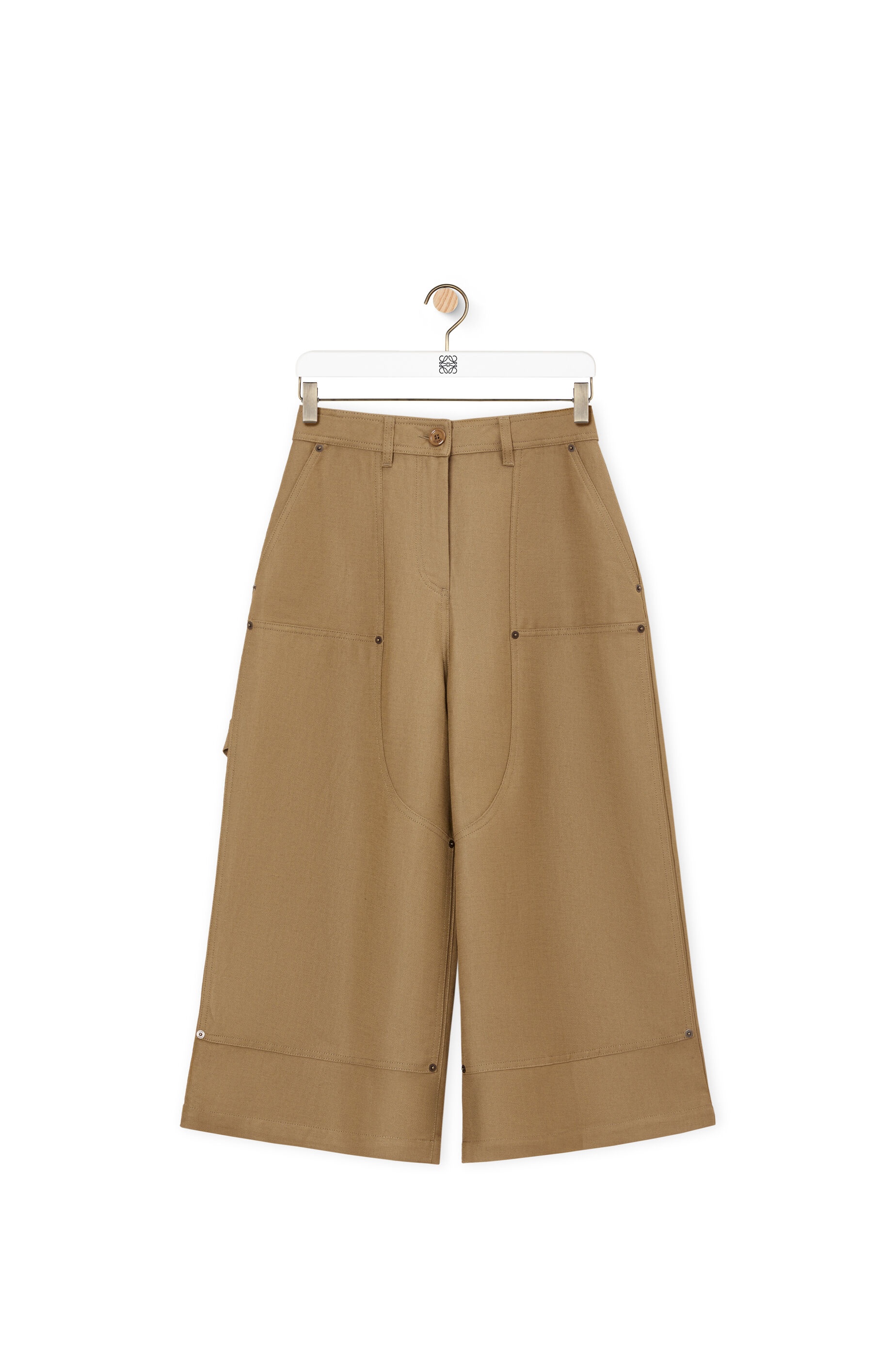Workwear trousers in linen blend - 1
