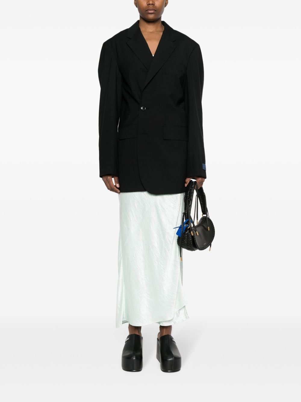 double-breasted tailored blazer - 2