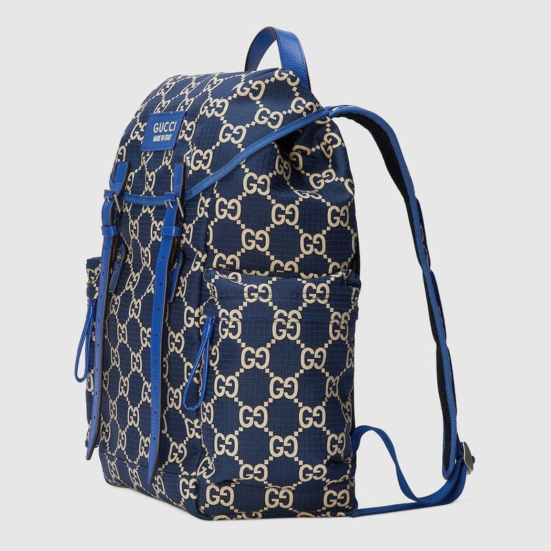 Large GG ripstop backpack 1