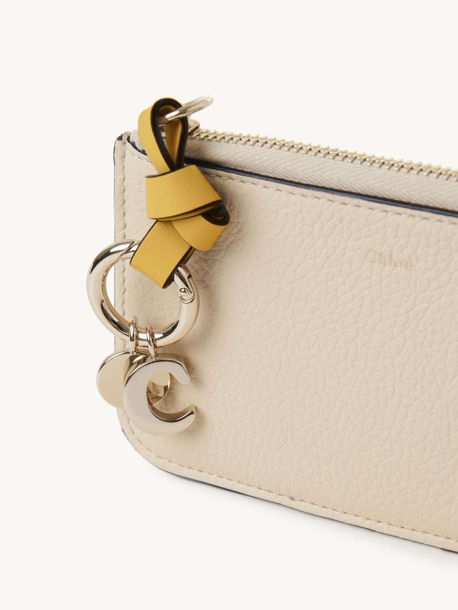 ALPHABET PURSE IN GRAINED LEATHER - 5