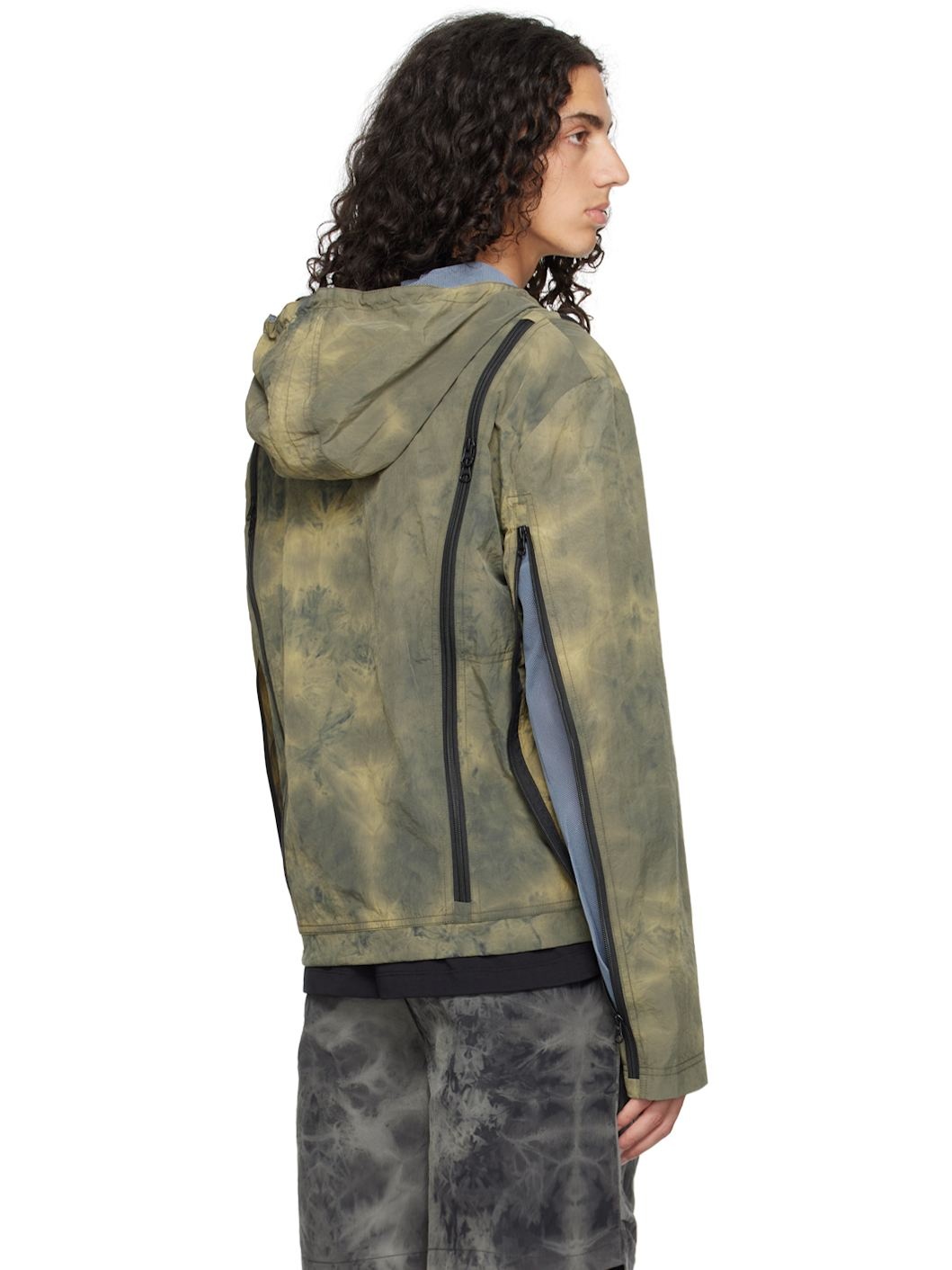 Khaki Zip Vent Jacket - 3