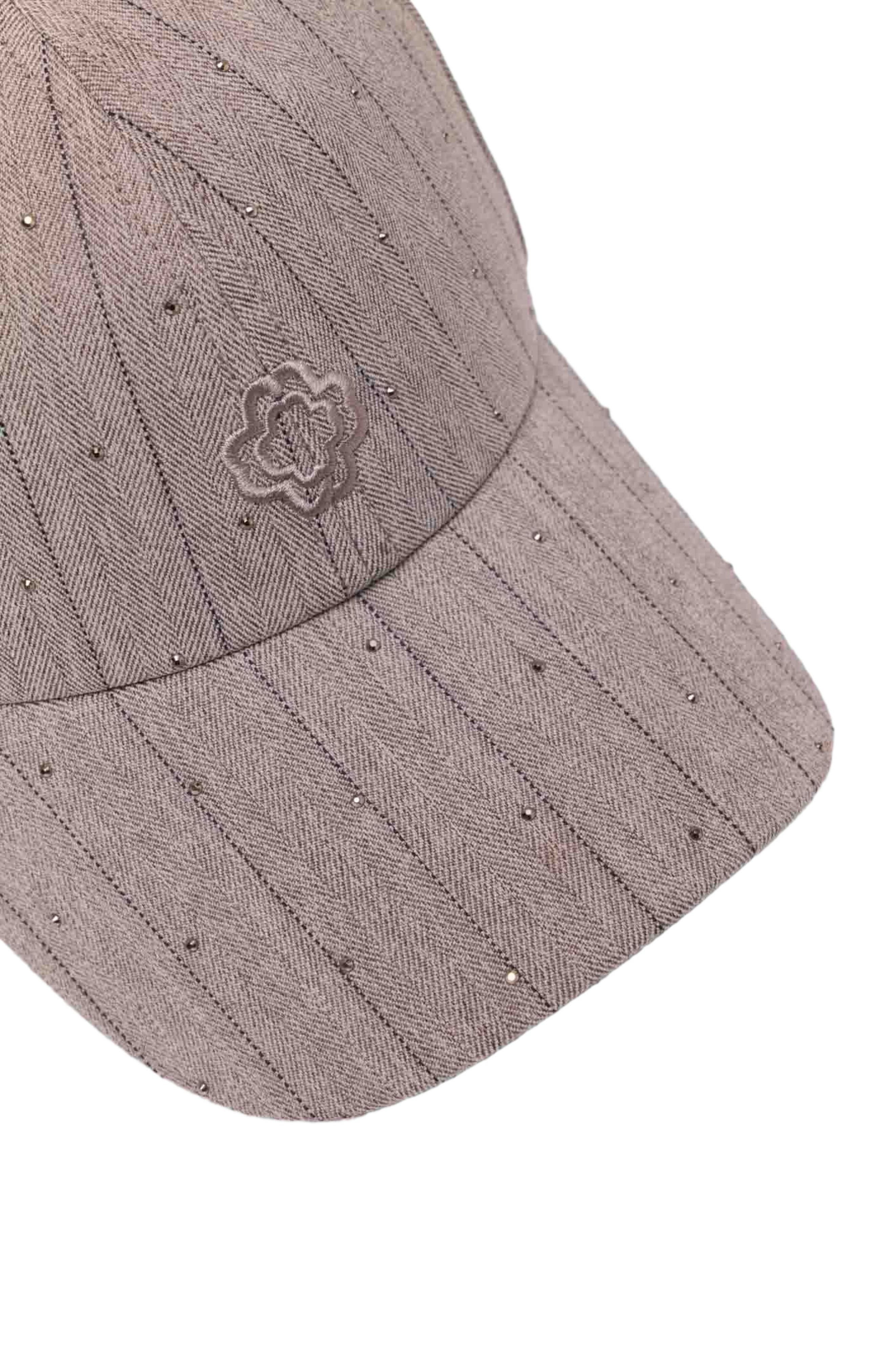 maje Printed cotton cap in Light Grey at Nordstrom - 4