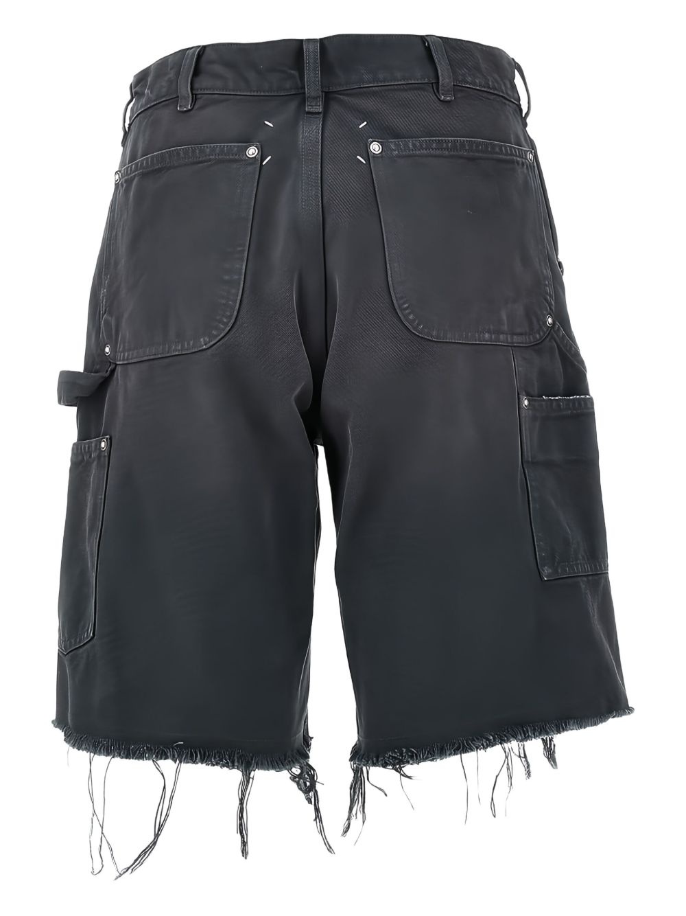 frayed cargo shorts - 2