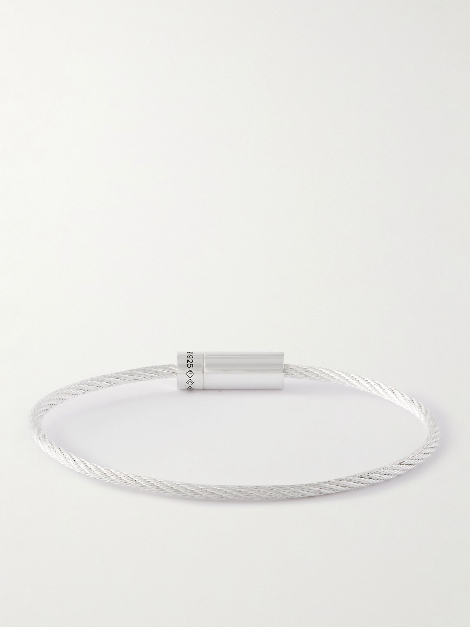9g Polished Sterling Silver Bracelet Silver - 3