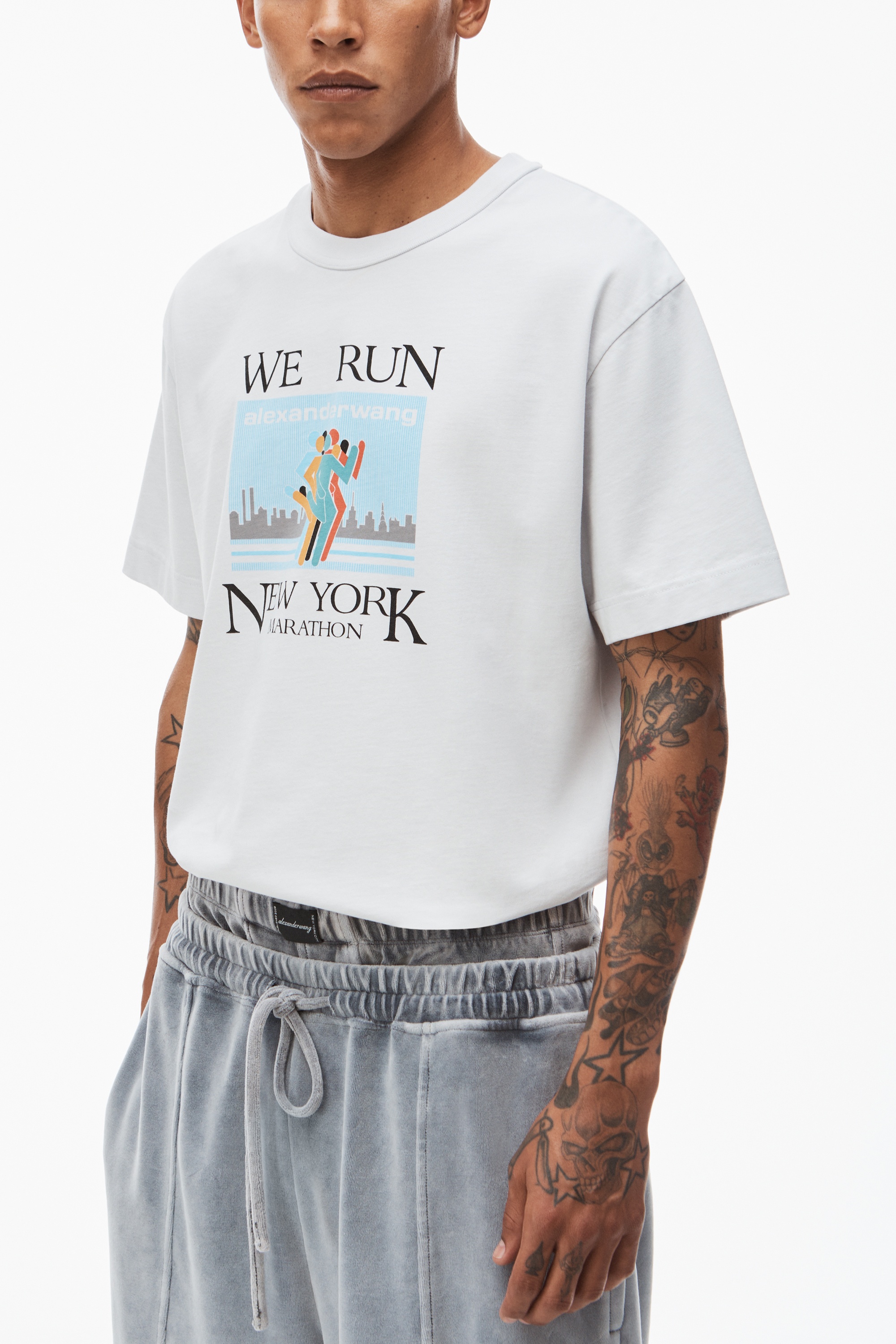 marathon tee in compact jersey - 3