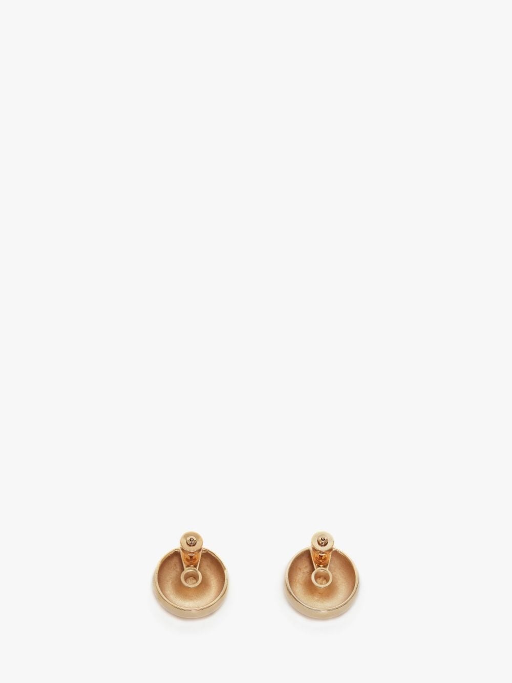 BUMPER-MOON CRYSTAL STUD EARRINGS - 3