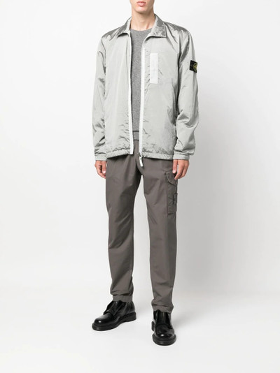 Stone Island Compass patch zipped jacket outlook