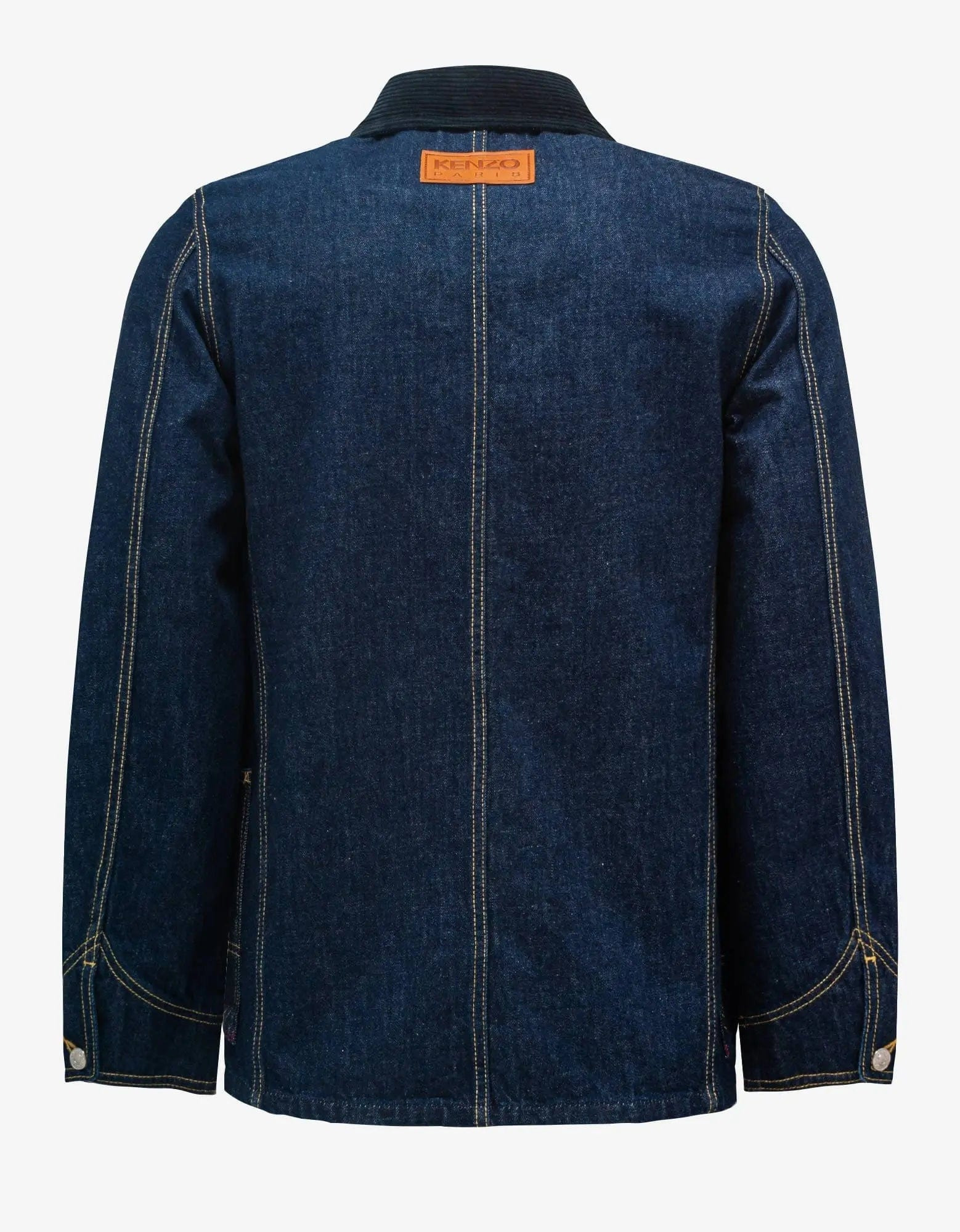 Kenzo Blue Kenzo Poppy Workwear Denim Jacket - 2