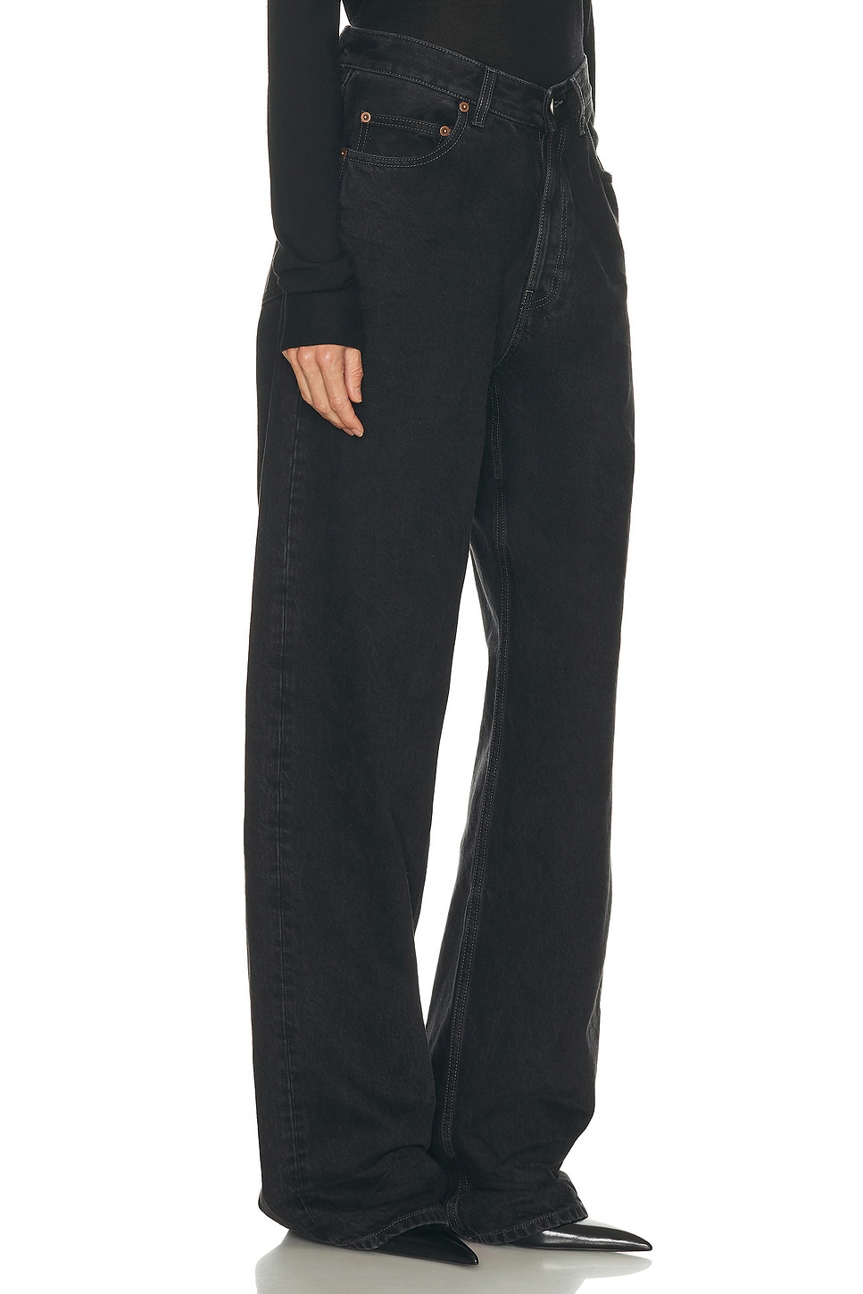 V-Waist Baggy Wide Leg - 2
