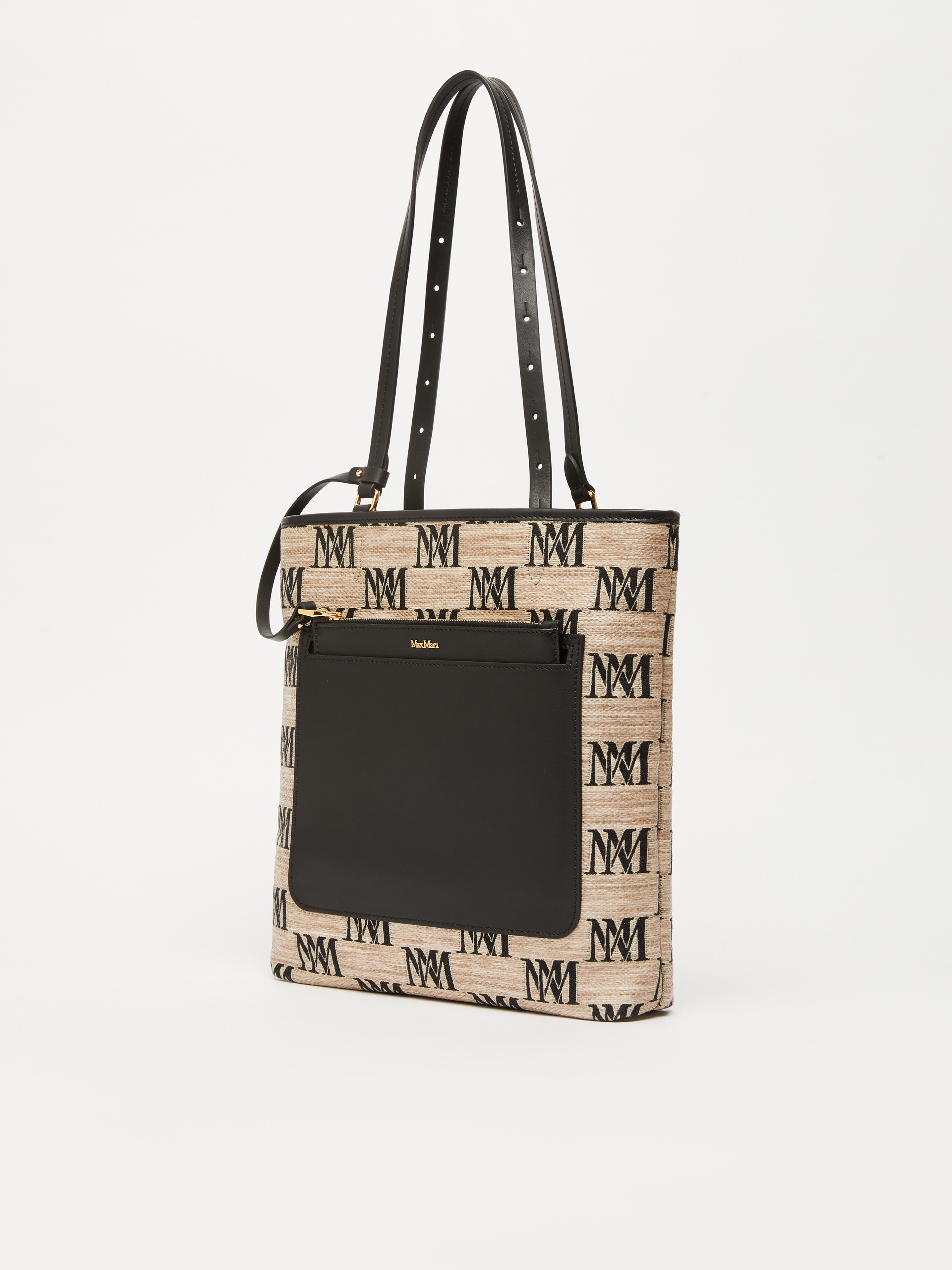EASYBAG Jacquard raffia tote bag - 2
