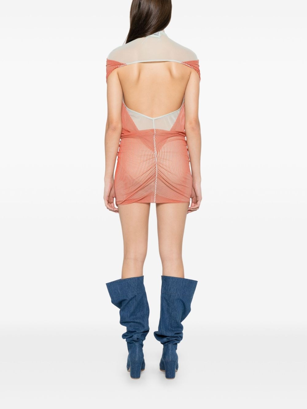 mesh mini dress - 4