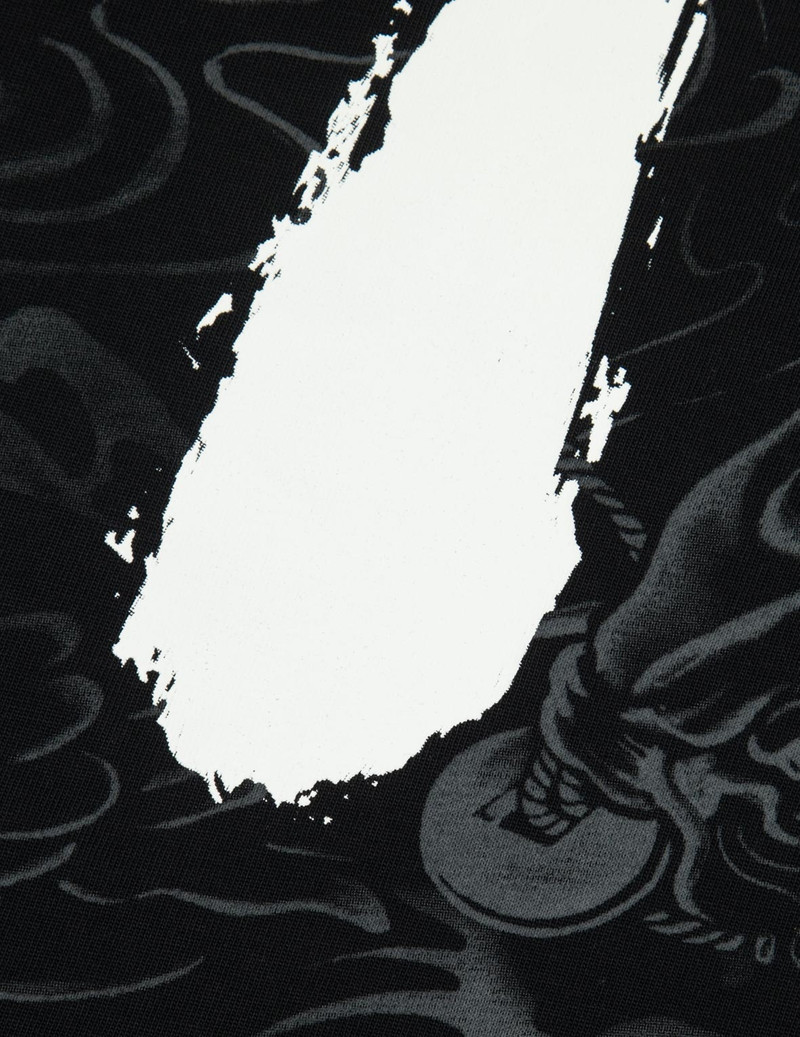 ALLOVER KOI SEAGULL AND BRUSHSTROKE PRINT LOOSE FIT T-SHIRT 7