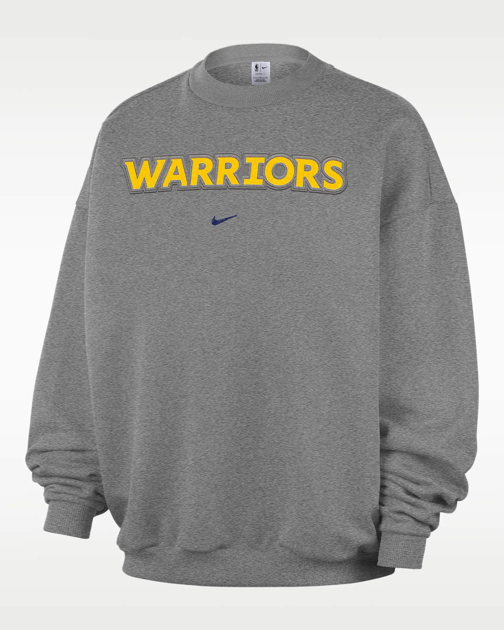 Golden State Warriors Standard Issue Men's Fleece Crew - 1