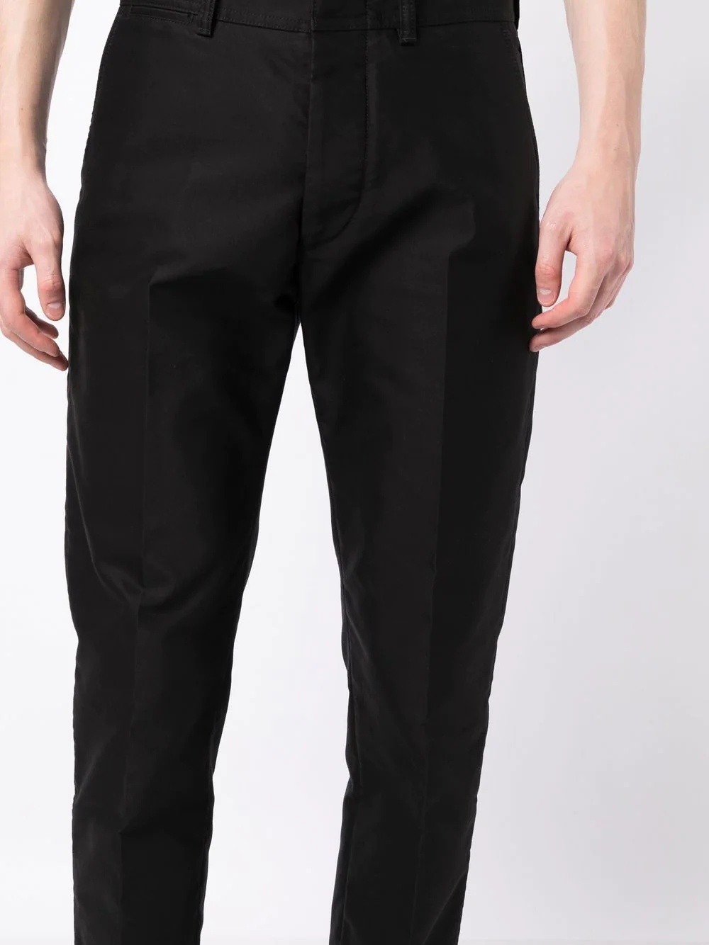 mid-rise straight-leg trousers - 5