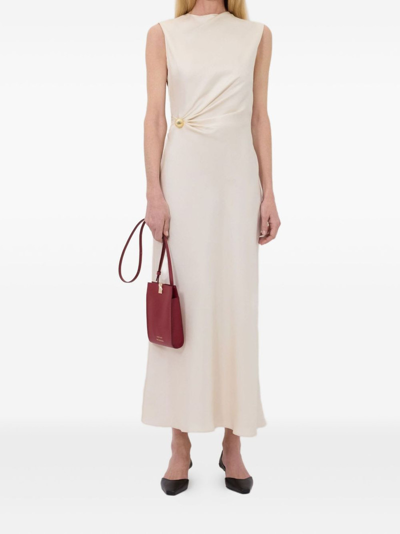 Loulou de Saison Roan gathered-waist sleeveless midi dress outlook