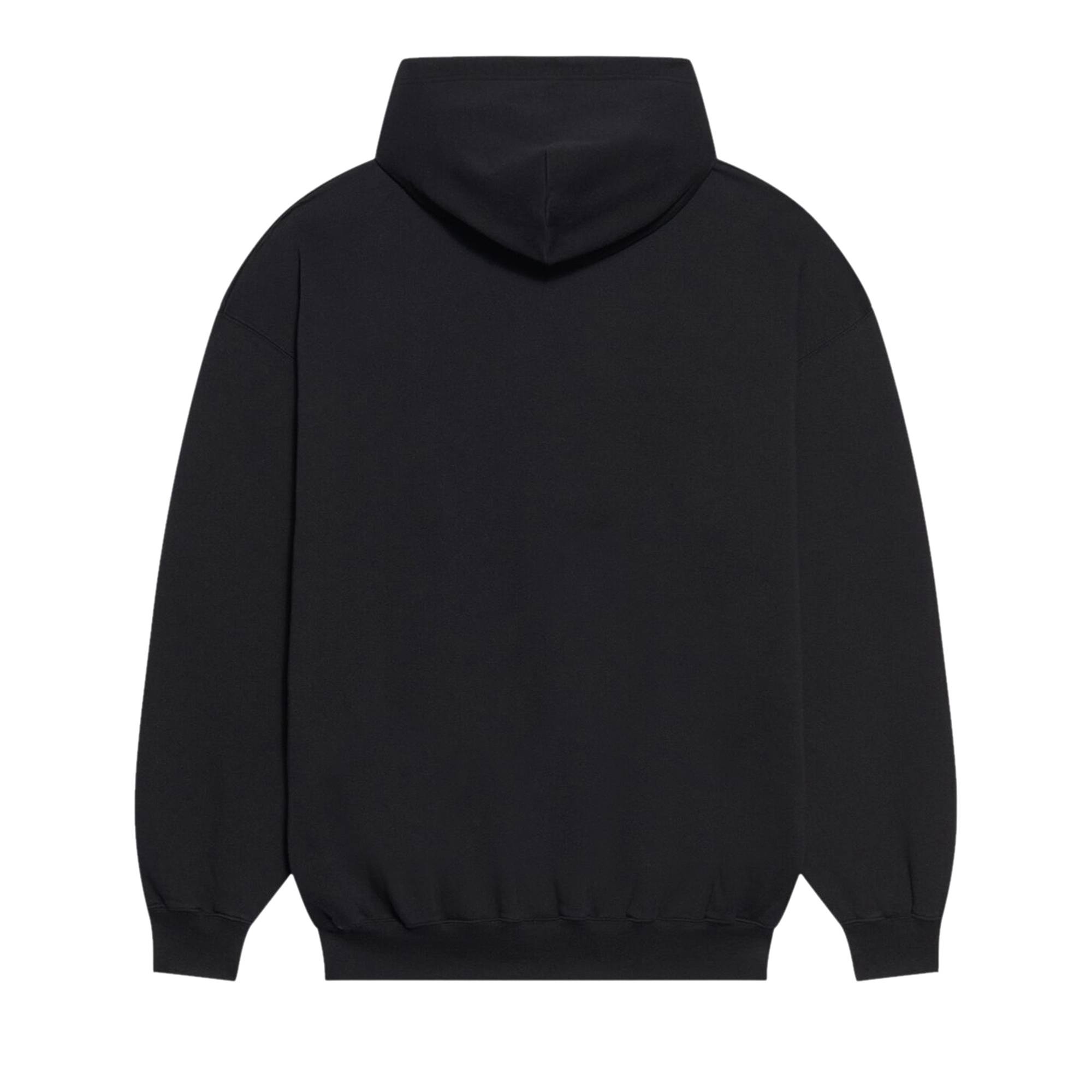 Balenciaga BB Pixel Medium Fit Hoodie 'Black/White' - 2