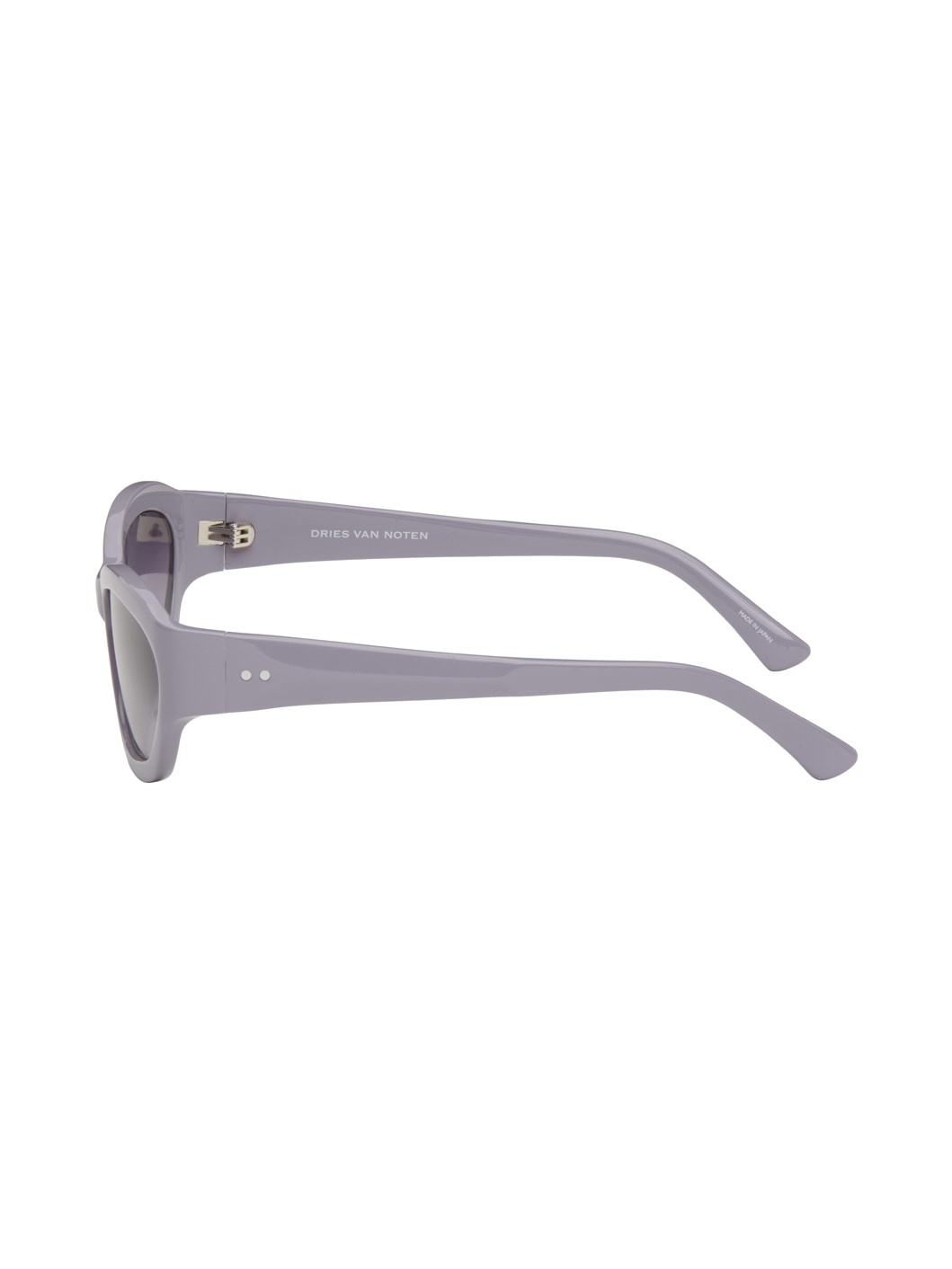 Purple Linda Farrow Edition Goggle Sunglasses - 3