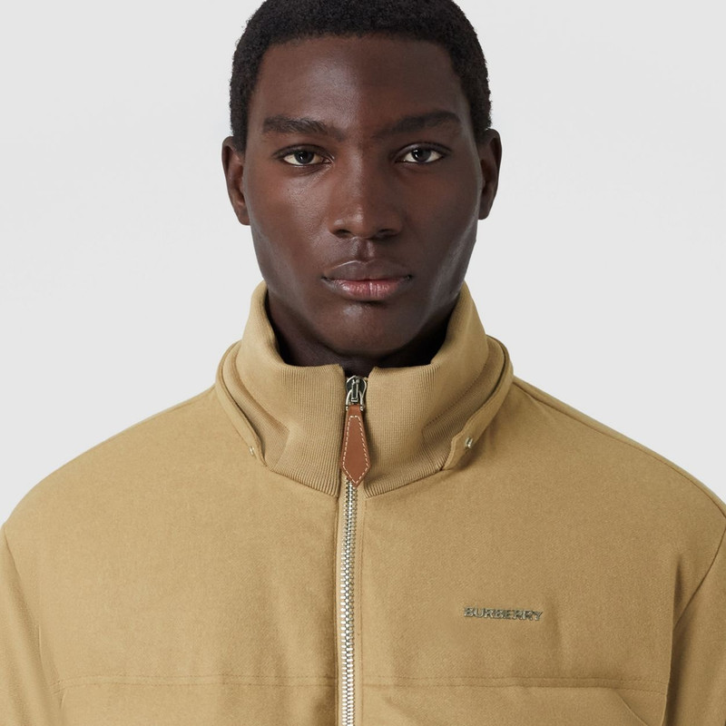 Detachable Hood Cotton Gabardine Puffer Jacket 3