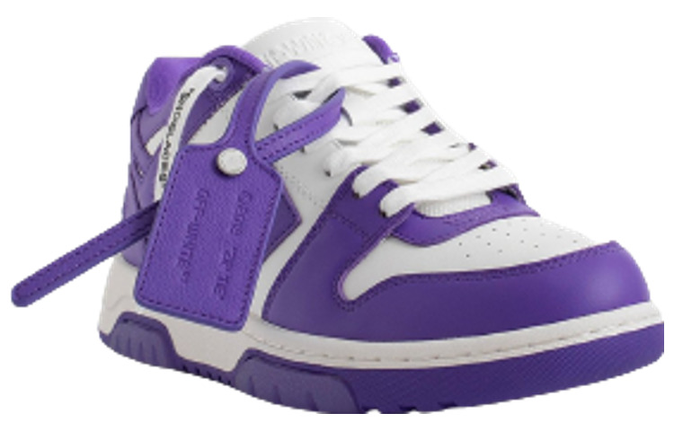 (WMNS) Off-White Out Of Office Low-Top Sneaker 'Purple White' OWIA259F22LEA0010137 - 3