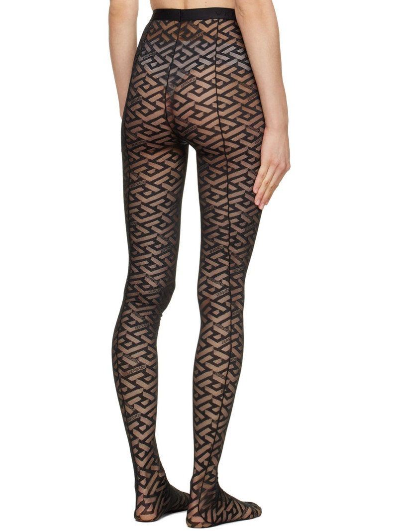 Black 'La Greca' Tights 3