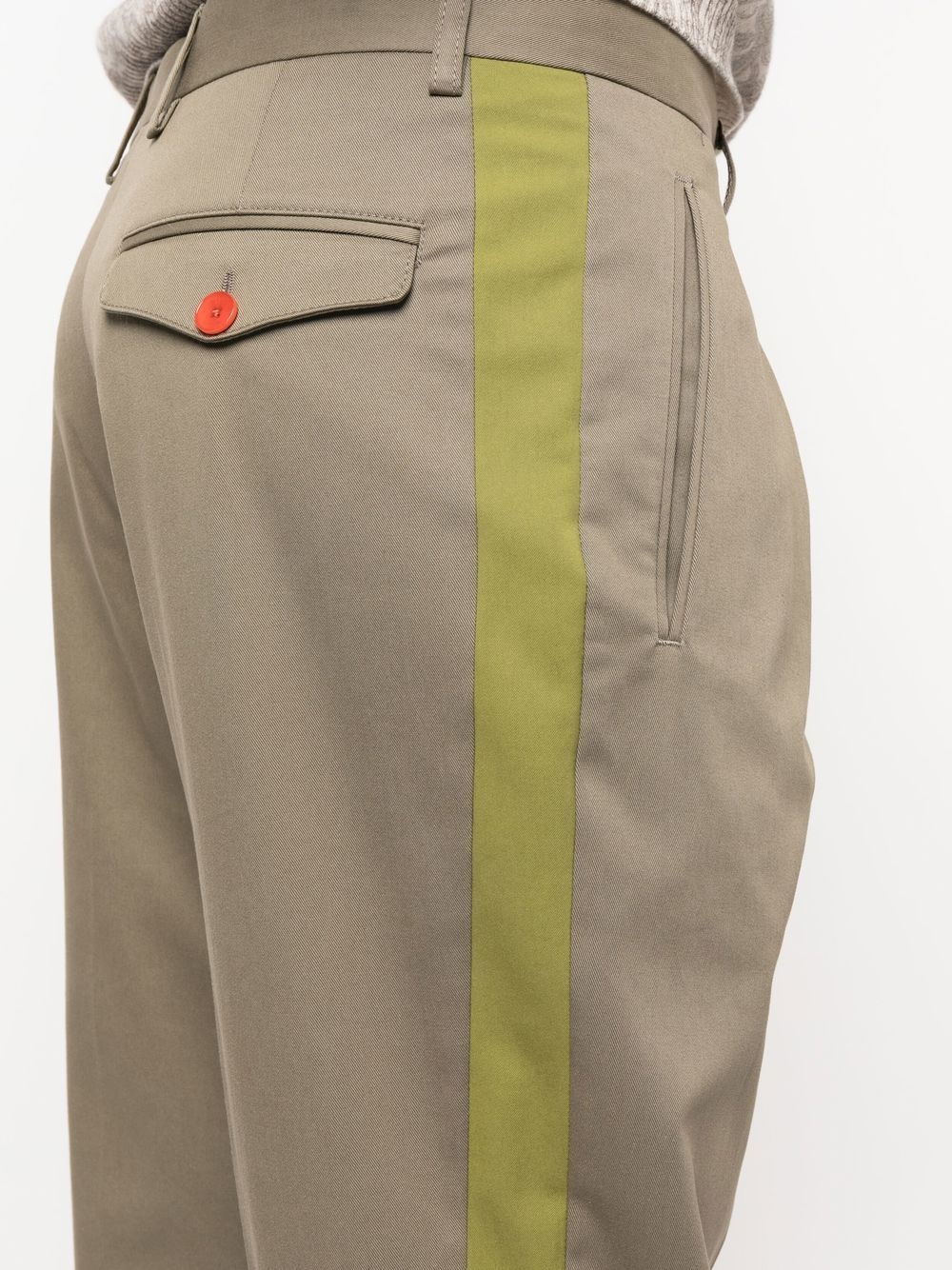 Side-Band gabardine trousers - 5