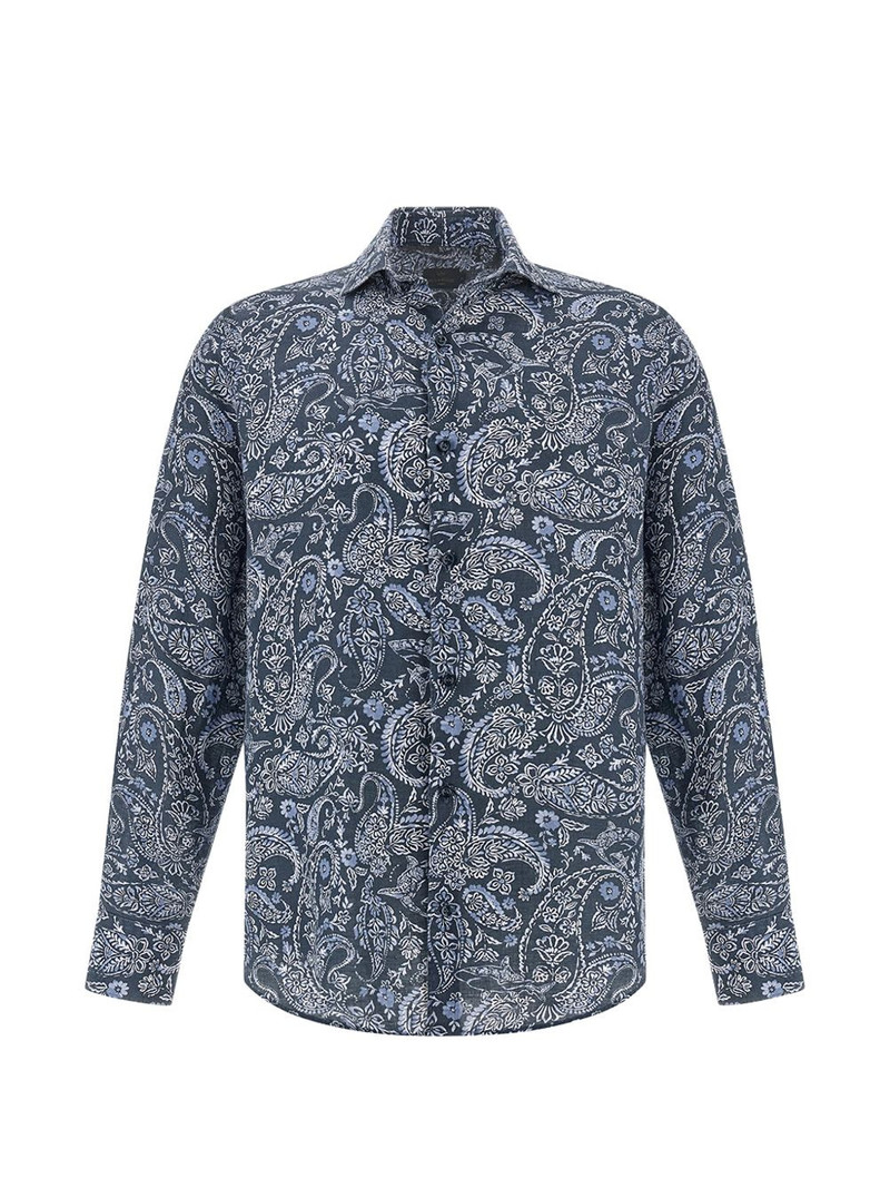 paisley-print shirt 1