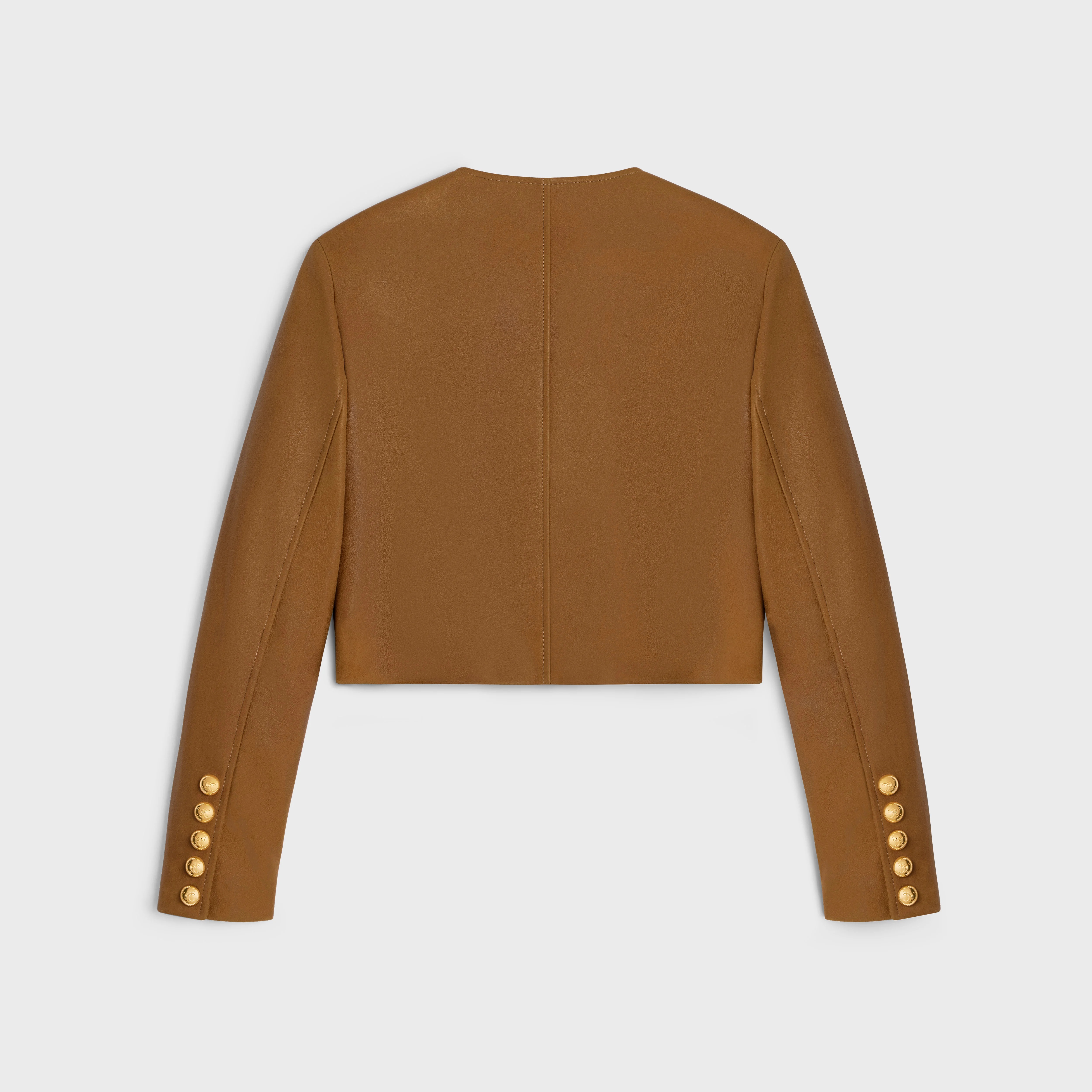 PURE COLLAR JACKET in patina finish suede - 2