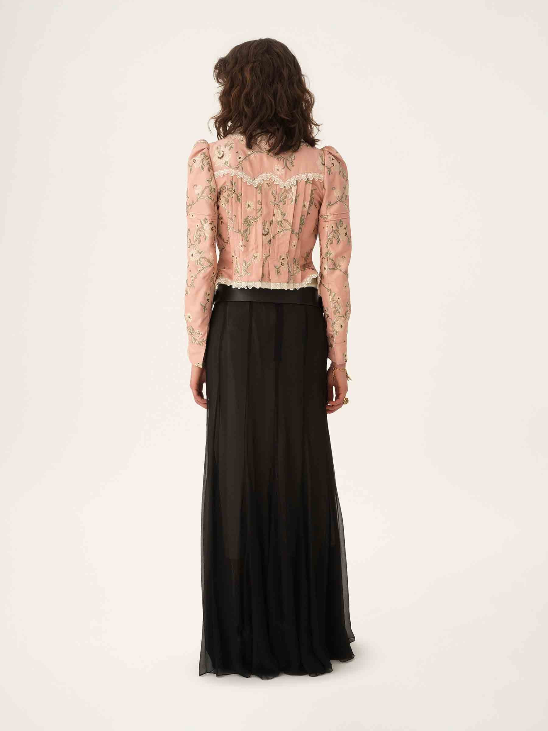MAXI CHIFFON SKIRT - 2