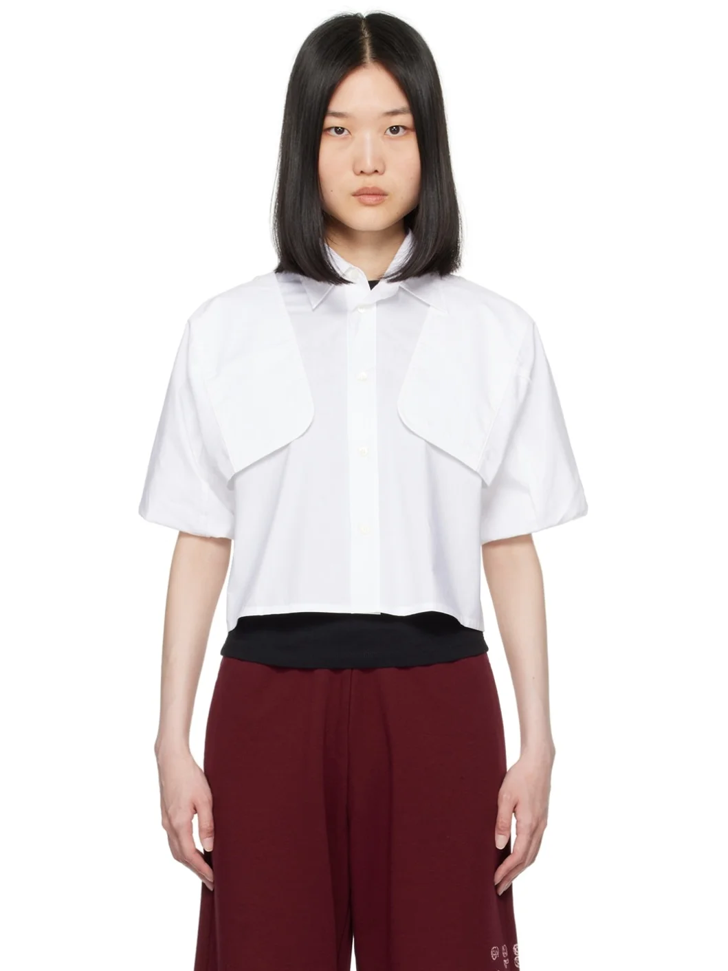 White Button Up Shirt - 1