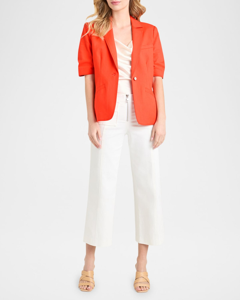 Cinq à Sept Khloe Short-Sleeve Blazer outlook