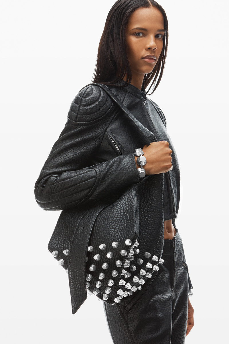 Alexander Wang rex medium hobo bag in lambskin leather outlook