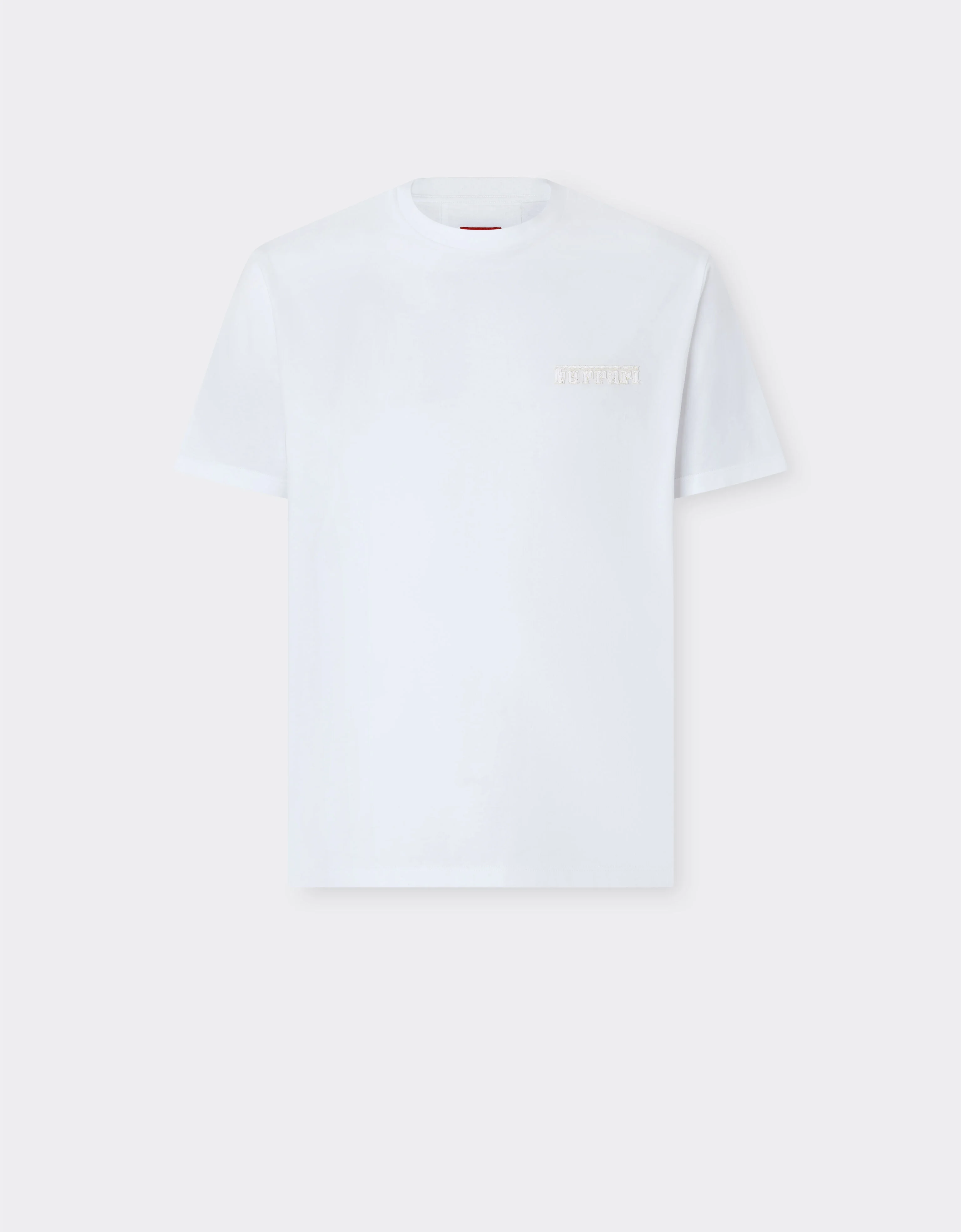 Cotton T-shirt with Ferrari logo - 1