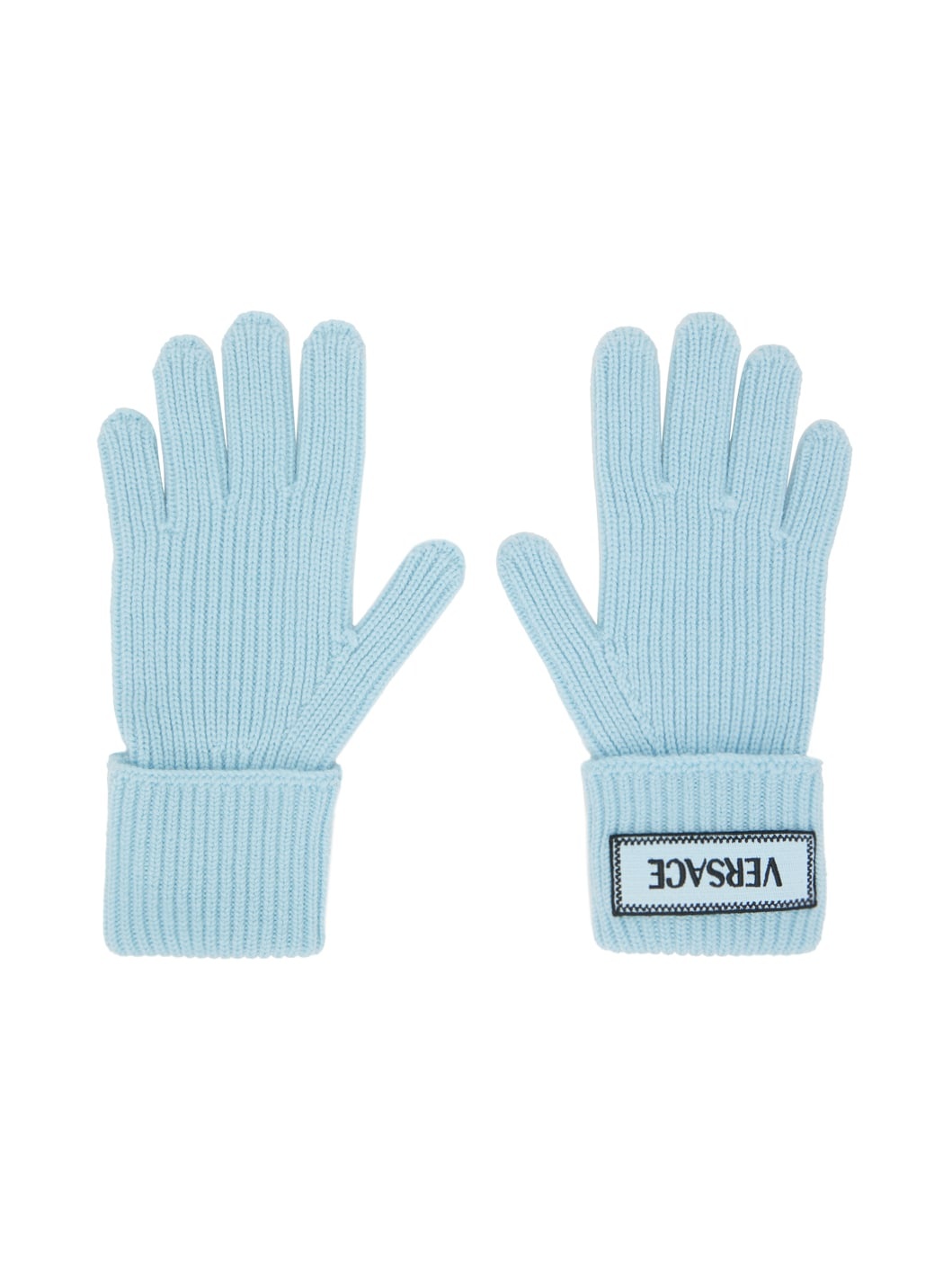 Blue 90s Logo Gloves - 1